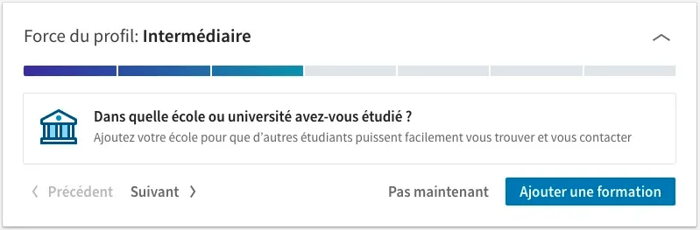 Visuel illustrant le concept de barre de progression