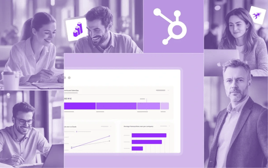 Illustration de l'adoption du CRM HubSpot par les équipes commerciales