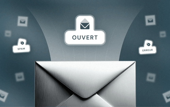 Illustration qui représente des mails ciblé avec une bonne délivrabilité