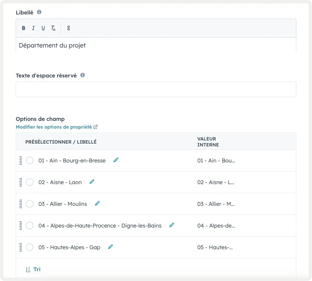 Un set de réponses sur un formulaire de contact