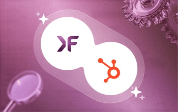 Cover de l'article montrant les logos XFunnel et HubSpot