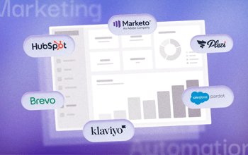Différents outils de marketing automation : Marketo, Plezi, Salesforce, Klaviyo, Brevo et HubSpot