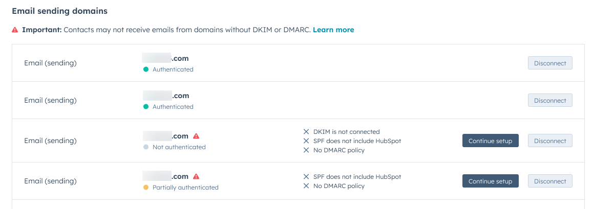 Vérification des paramétrages SPF, DKIM et DMARC