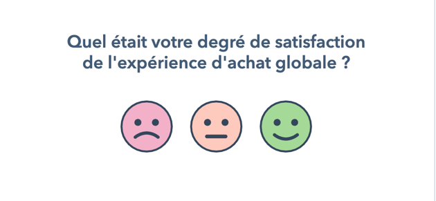 Enquête de satisfaction client sur HubSpot