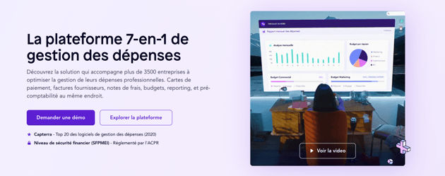 Bouton d'appel à l'action de Spendesk