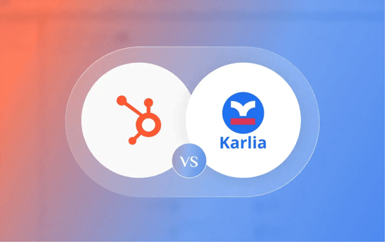 Logo de HubSpot et Karlia mit en avant