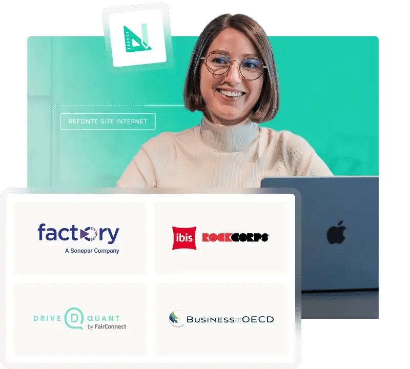 Clients satisfaits pour la création ou refonte de site web