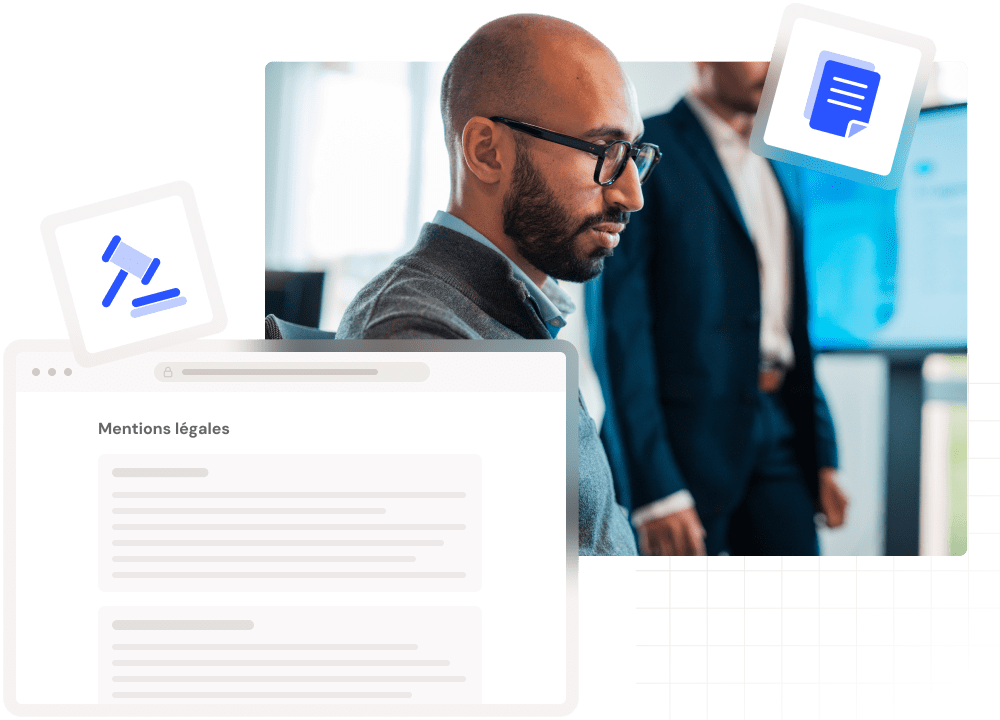 Illustration du template de mentions légales B2B