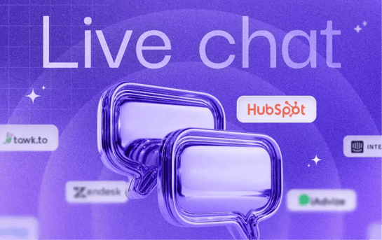 Cover Live Chat B2B bulles de conversation