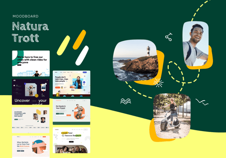 Moodboard pour Natura Trott