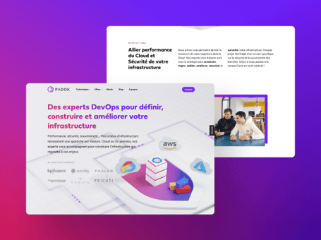 Site internet de Padok