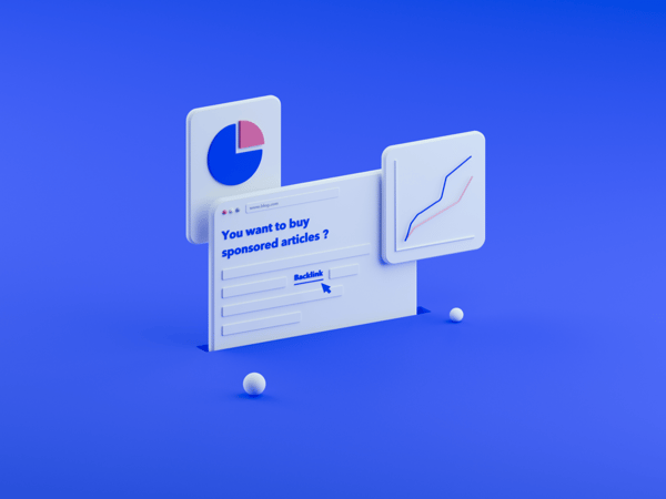 Exemple d'une illustration 3D conçue pour le site de Rocketlinks