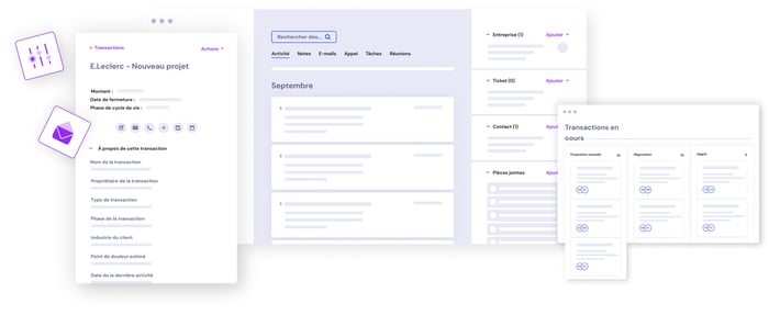 Illustration fictive d'un CRM