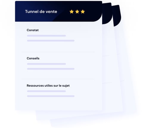Illustration d'un rapport d'étonnement