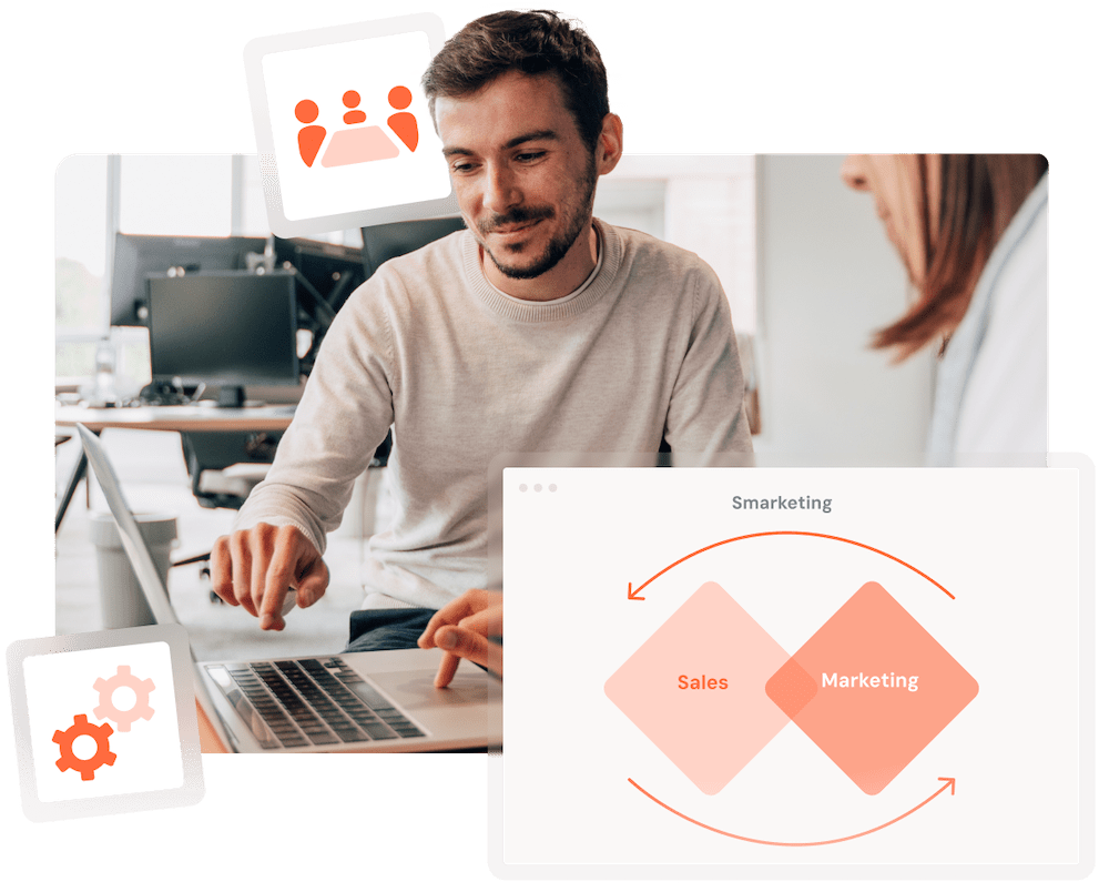 visuel des équipe sales et marketing de Make the Grade