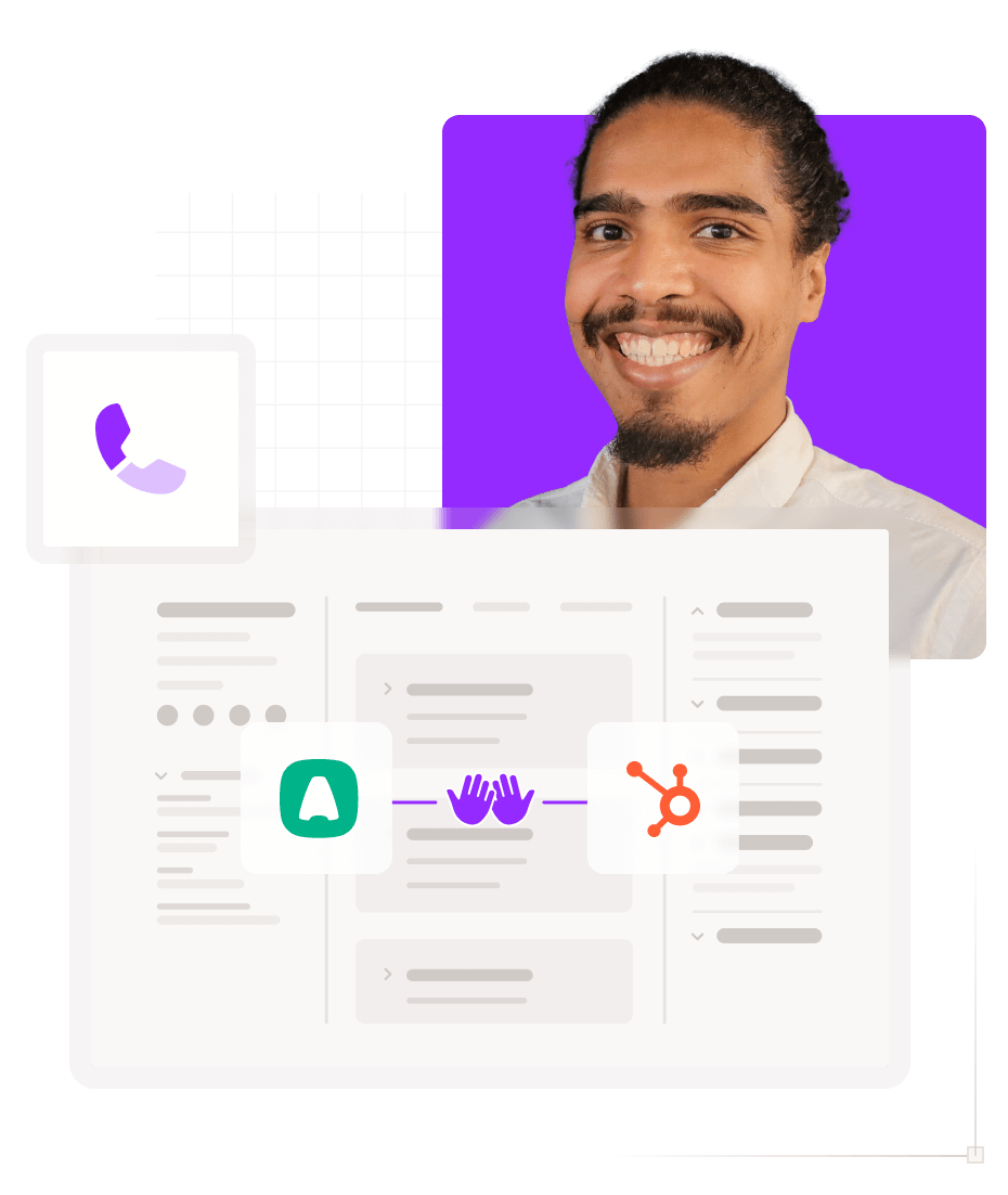 La téléphonie d'entreprise Aircall connectée à votre CRM HubSpot