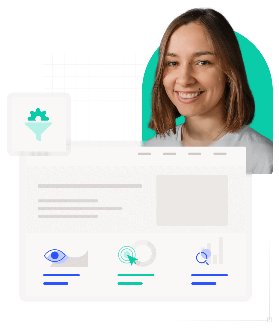 Illustration d'un site web de conversion