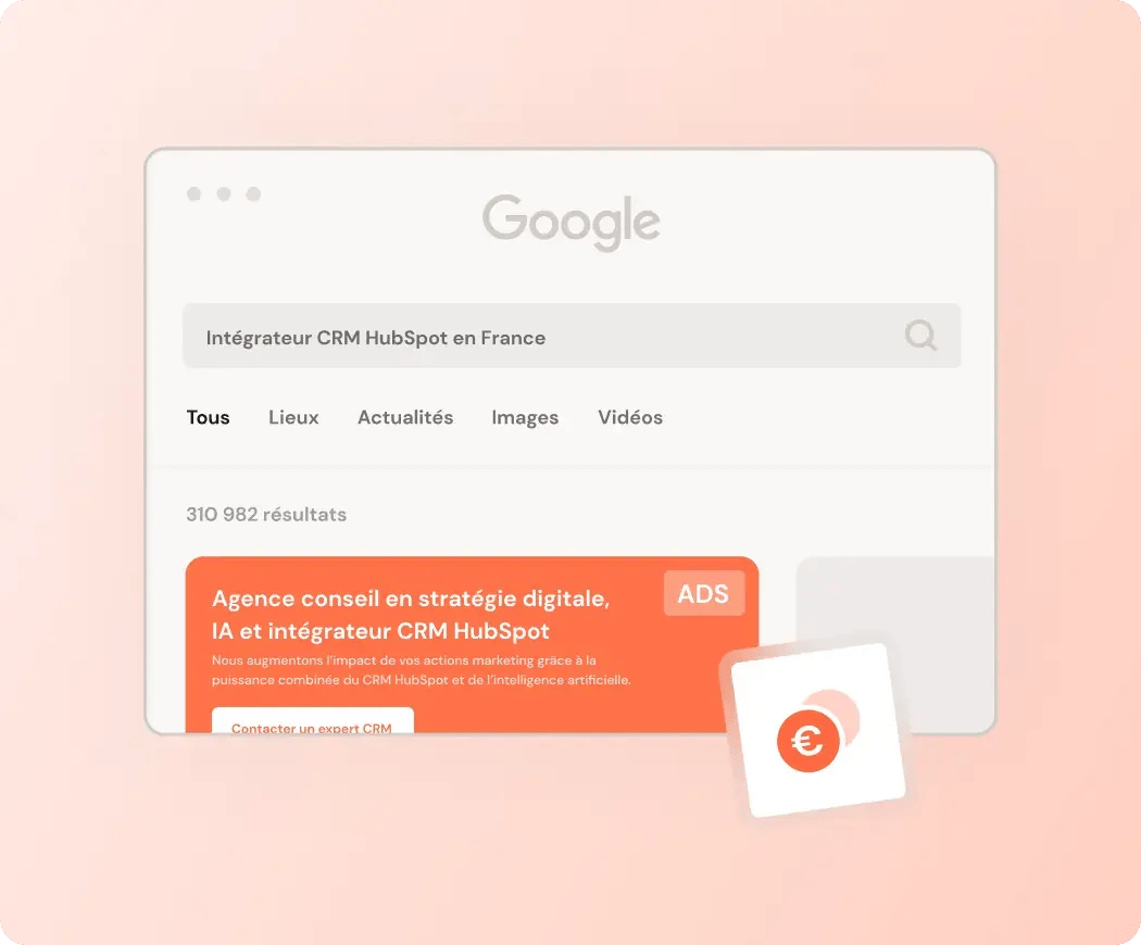 Résultat Google sponsorisé