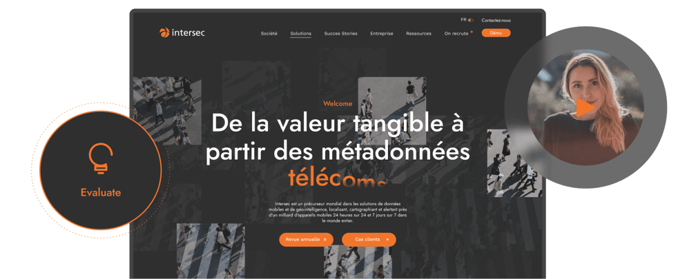 Intersec, illustration de la homepage