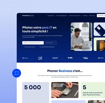Miniature pour la refonte du site de Phoner Business