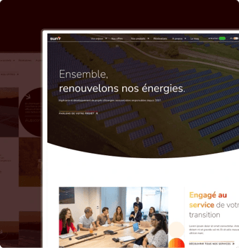 Website redesign for Sun'R