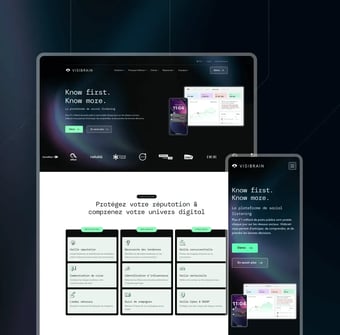 Miniature Visibrain pour une refonte de site web