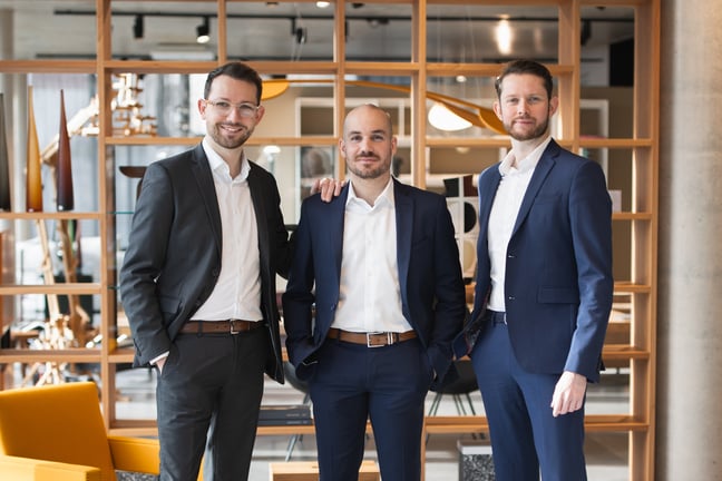 Justin, Antoine et Simon chez Forma Design