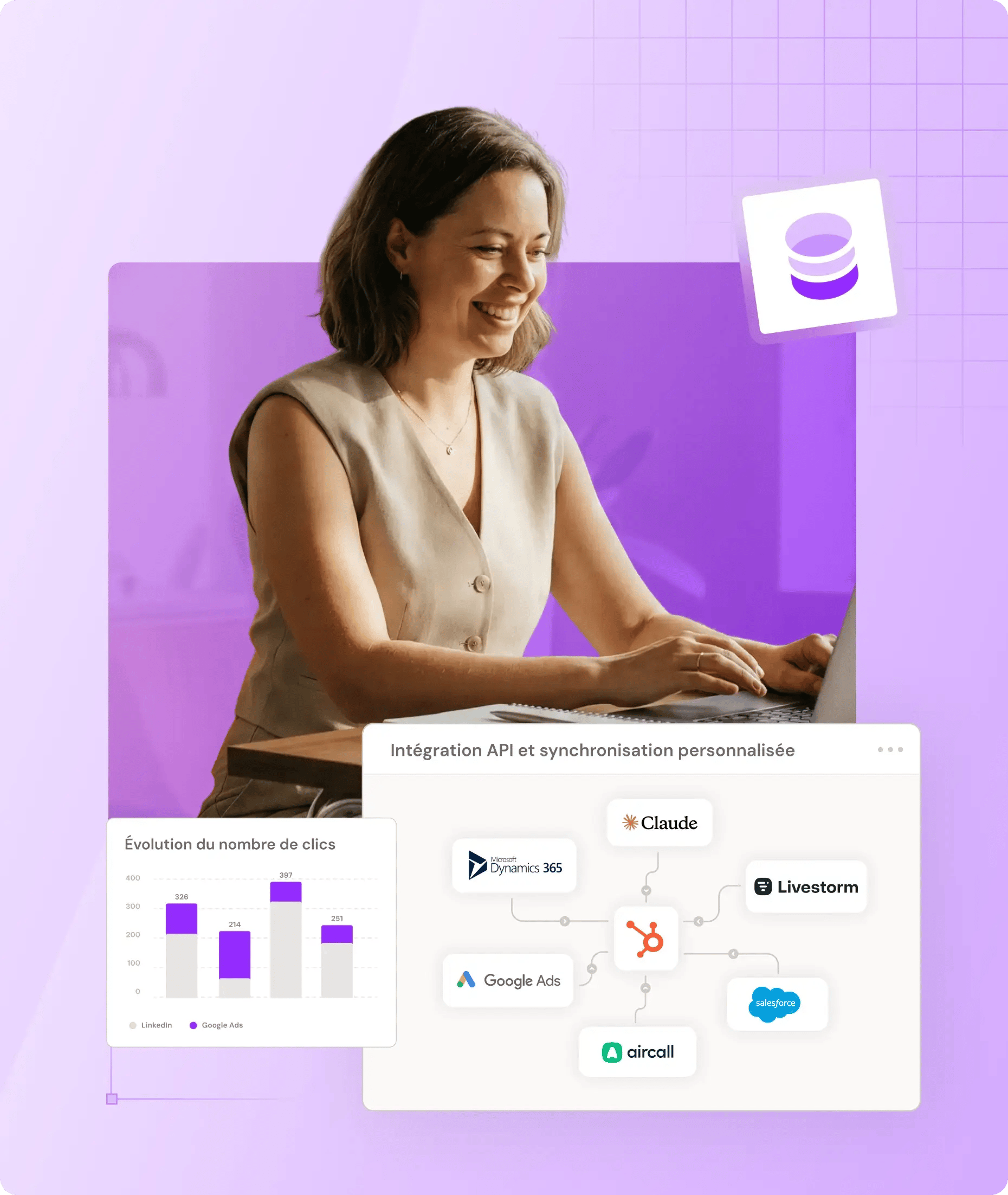 Illustration de la migration CRM