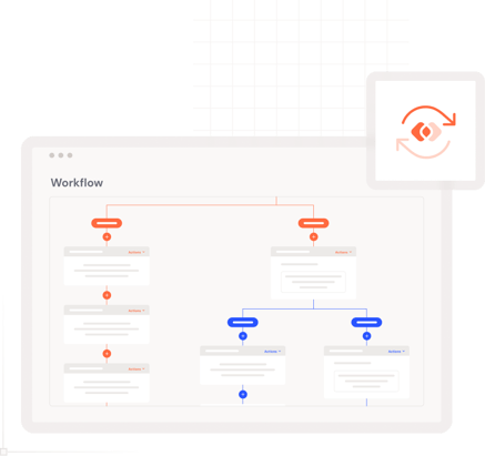 Illustration d'un workflow Hubspot