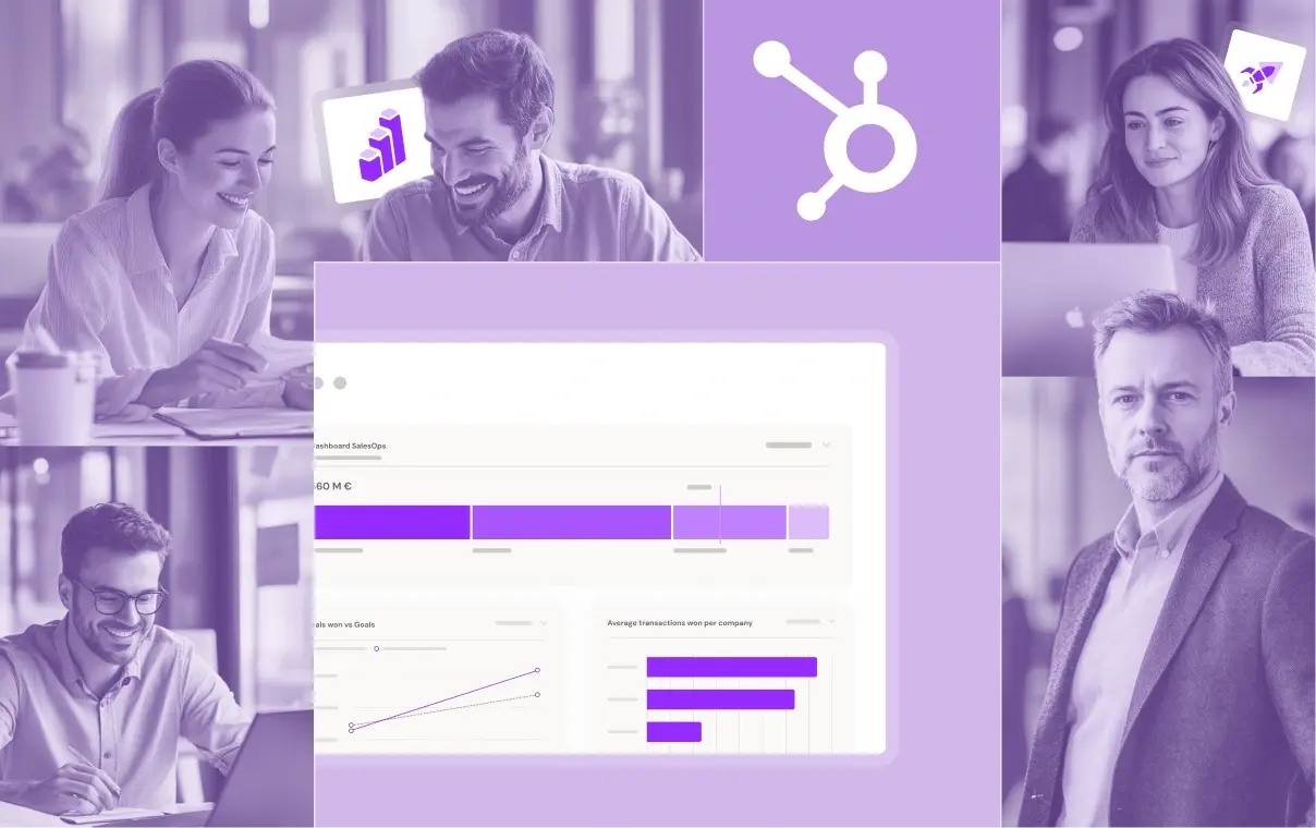 Illustration de l'adoption du CRM HubSpot par les équipes commerciales