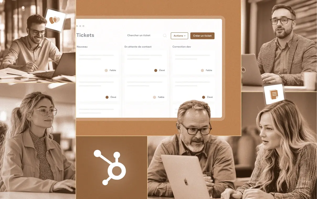 Illustration d'une adoption CRM par l'équipe support
