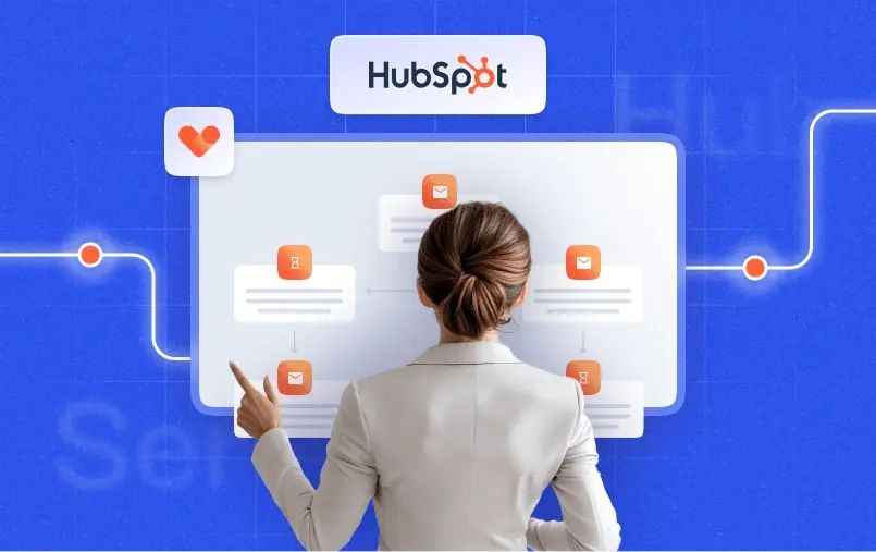 Illustration de workflows service hub