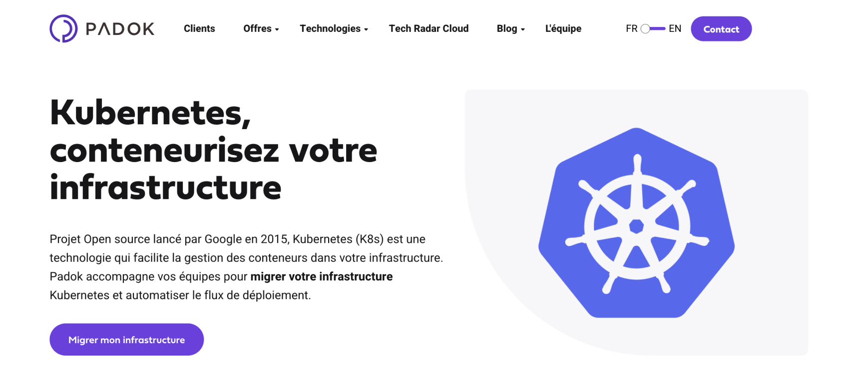 Site Padok après refonte