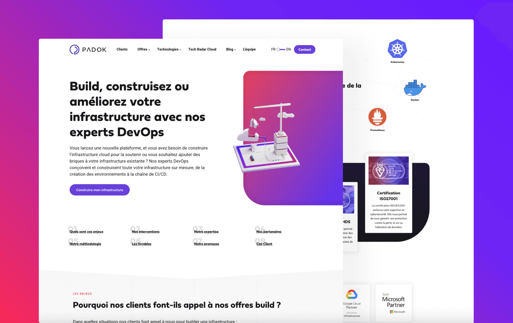 Pages Services Padok