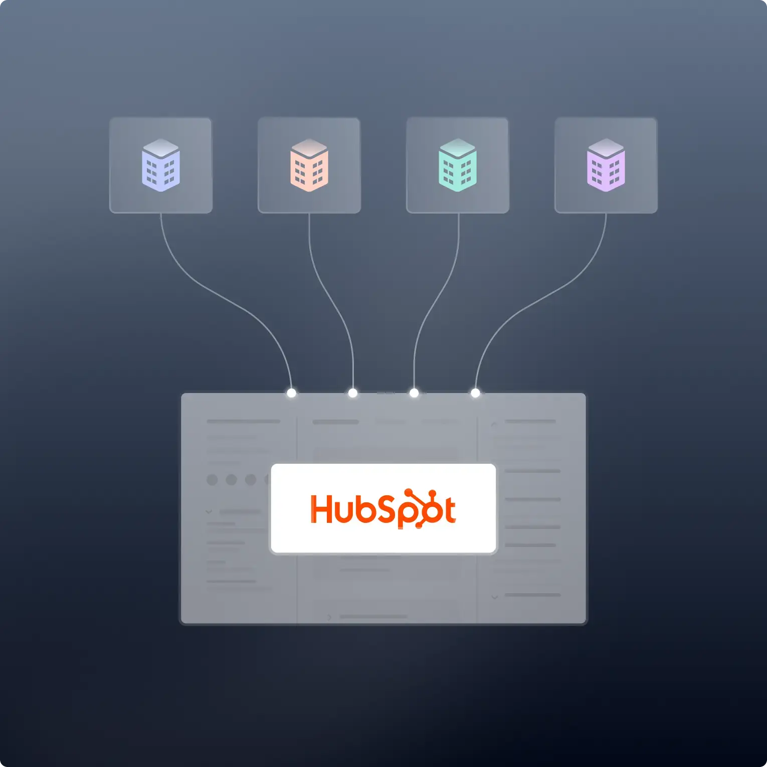 Quatre entités connectées à HubSpot pour centraliser les données et unifier le pilotage commercial.