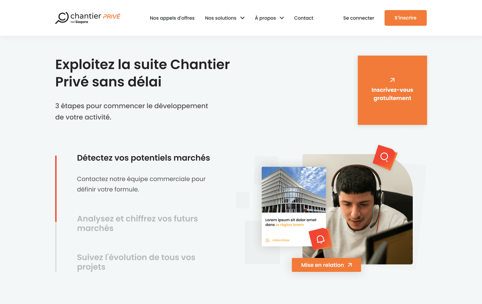 Site Chantier Privé après refonte