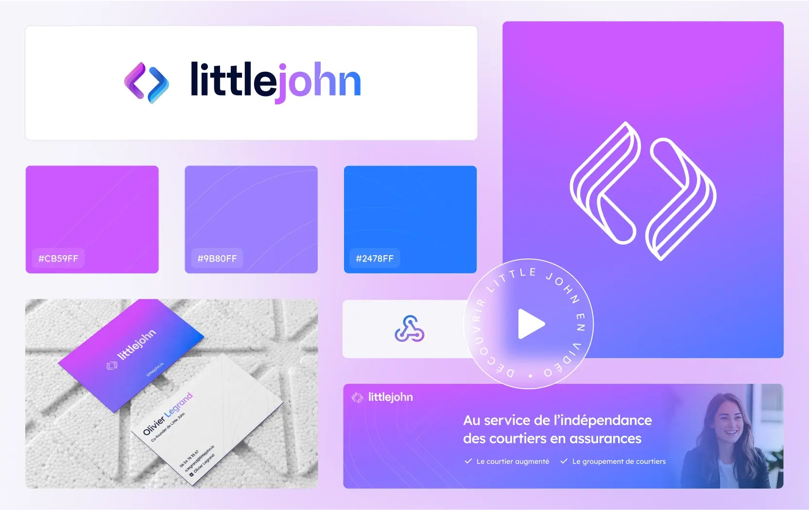 Visuel de l'identité graphique de Little John