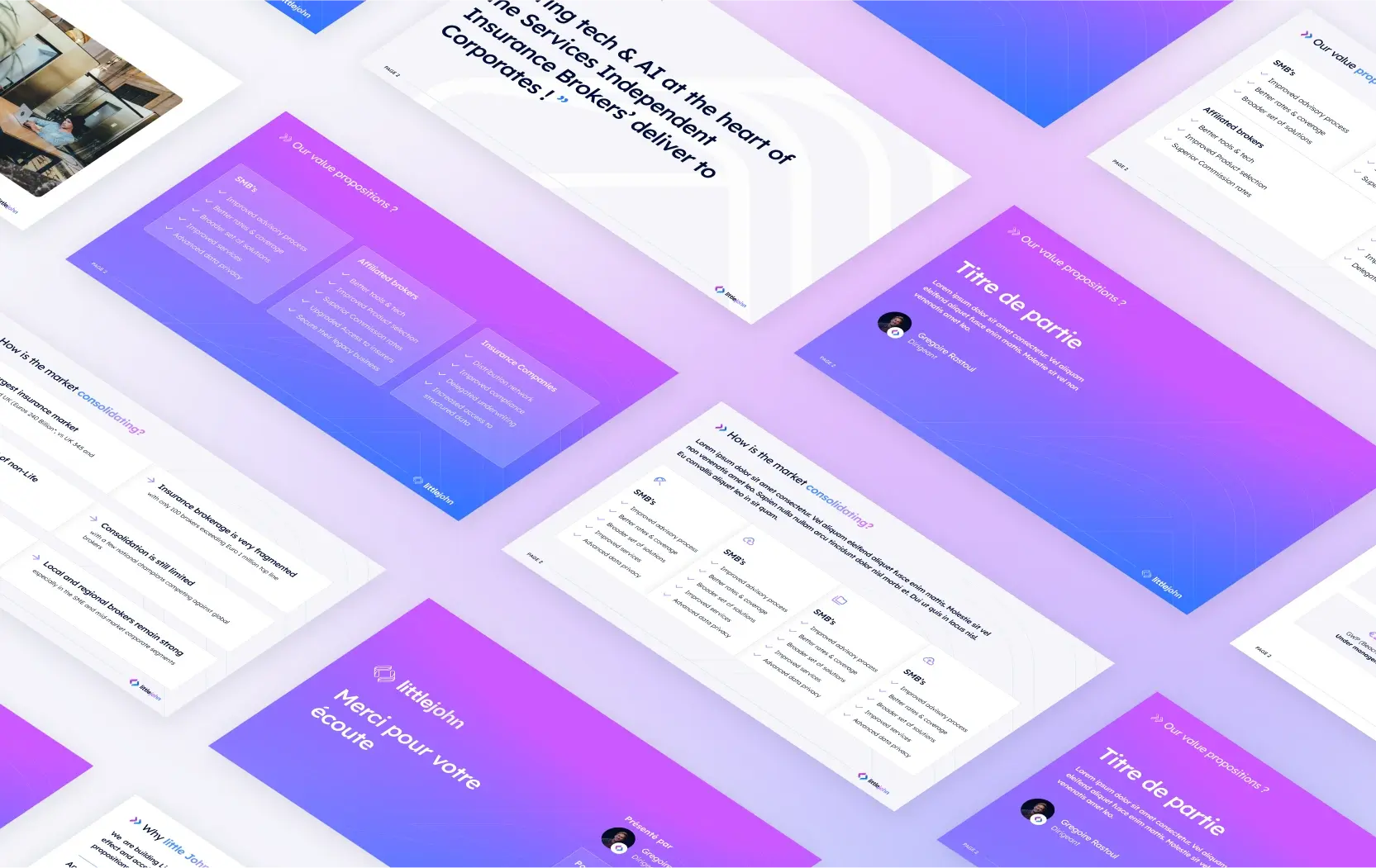Visuels de modules site Little John