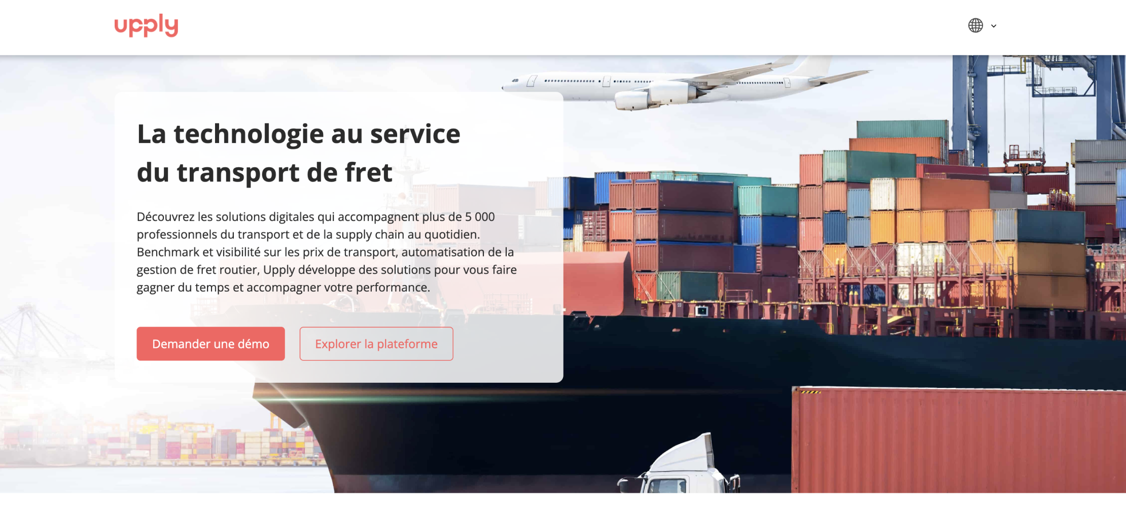 Visuel du hero site avant refonte