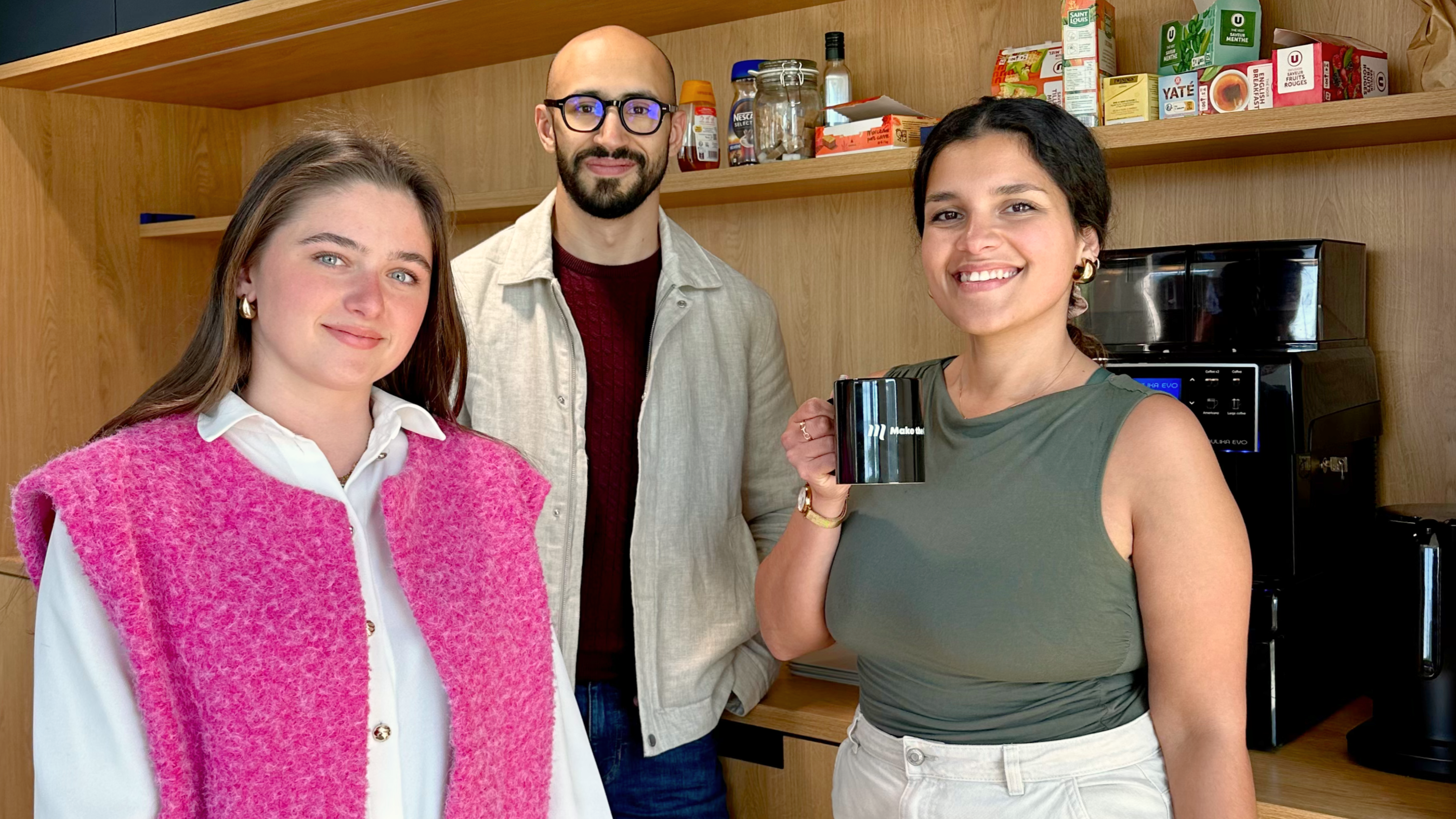 Lalie André aux côtés de Youssef Oubihi et Ghislaine Oztas