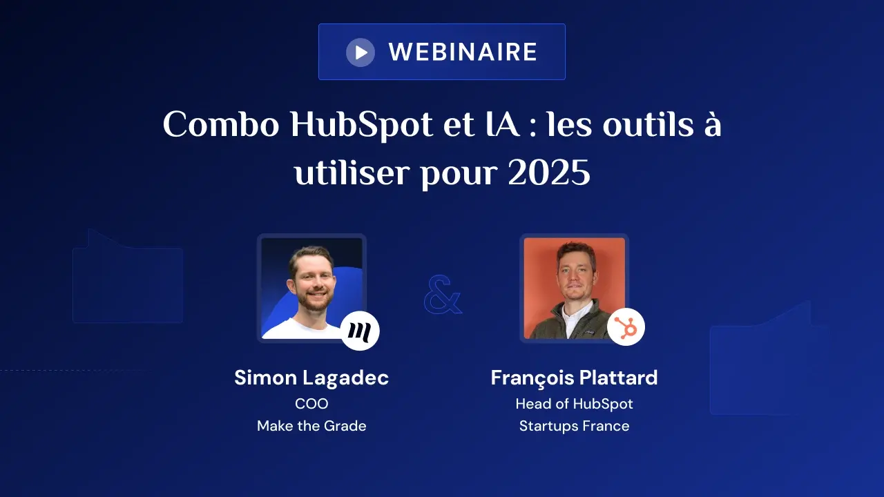 Image de couverture webinaire HubSpot et IA