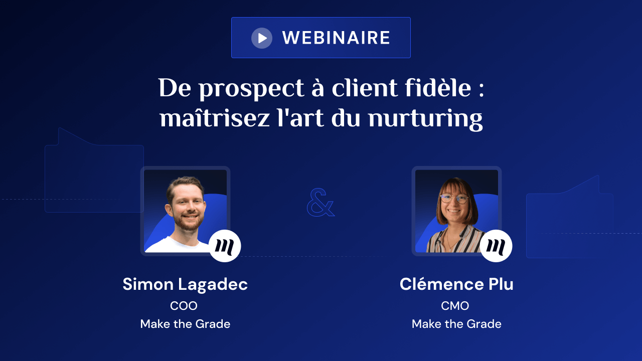 Illustration du webinaire exclusif sur le lead nurturing du 27 juin 2024